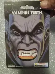 Happy Halloween creepy spooky Vampire teeth ages 8+