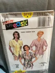 Burda Pattern Super Easyb - 3772 Shirt Uncut
