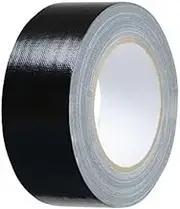 GSA Cloth Tape, Black, 25 Metre Length x 48 mm Width