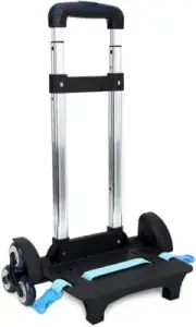 Backpack Hand Truck Wheeled Cart Trolley Hand Aluminium Alloy Folding Trolle...