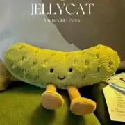 15cm Jelly Cat Style Pickle Plushie Soft Toy Stuffed Pillow Decoration NWT Gift