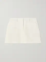 [The Frankie Shop] The Frankie Shop - Isle Woven Mini Skirt - Beige - x large x large Neutrals