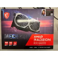 在飛比找蝦皮購物優惠-AMD RX6600 MECH 2X 8G