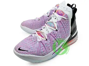 2021 NBA 最新款 LeBRON JAMES 最新代言 NIKE LEBRON XVIII EP LBJ 18 MULTICOLOR 藍紫 混色 湖人 全新 KNITPOSITE 2.0 飛織鞋面 全掌 ZOOM AIR 後 MAX AIR 氣墊 小皇帝 雷霸龍 KING 頂級科技 籃球鞋 (CQ9284-900) 0121