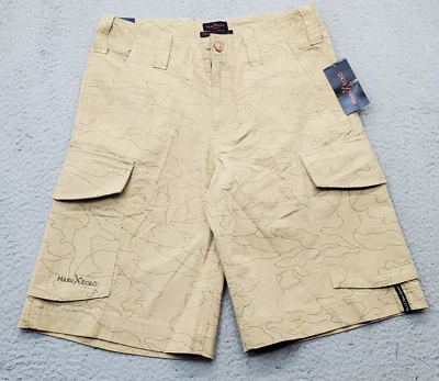 Marc Ecko Cut Sew Cargo Shorts Men's 30 Multicolor High Rise Regular Fit Outdoor