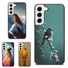 For Samsung Galaxy Z Fold Flip 3 4 5 6 Gouldian Finch bird cage Lightweight Case