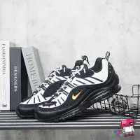 在飛比找Yahoo!奇摩拍賣優惠-NIKE AIR MAX 98 HIGHLIGHTER 黑白