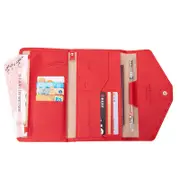 Travel Wallet Passport Holder Woman Wallet,Red