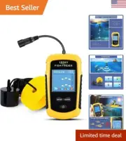 Kayak Portable Fish Depth Finder Water Handheld Fish Finder Sonar Castable Ka...