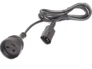 IEC C14 Plug To 3 Pin 10A AC Socket 1.8m