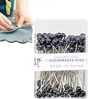 Sewing Needles for Clothes, Sewing Needles, Straight Needles, Positioning Pen for Sewing and Cutting - Craft Quilting Needles for Dresses with Box and Ball Heads, Sewing Needles