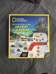 National Geographic STEM Rock Gemstone Advent Calendar Dig Kit Activity Sheet