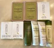Crabtree & Evelyn Lot Of Shampoo Conditioner Body Lotion Body Bars Travel Size