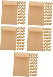 Gatuida Sets Mini Envelopes for Seeds Cash Kraft Paper Card Holders Sealing Storage Packets Packing Envelopes Pcs