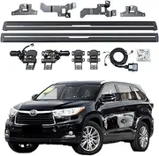 MOMOAU Electric Side Step - Automatic Retractable Running Boards for SUV, Heavy Duty Aluminum Alloy, True Flush Mount, Compatible with 2010-2017 Toyota Highlander