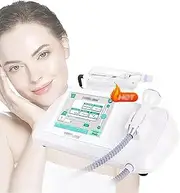Skin Tightening Machine, Water Oxygen Jet Beauty Machine with 2 Types of Probes, 3 Treatment Modes and Adjustable -10-55° Temperature, 95% High Penetration, Non-invasive, for Enlarged Pores