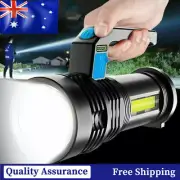 900000LM LED Searchlight Spotlight USB Rechargeable Torch Flashlight Work Light