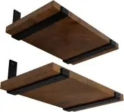 12 Inch Shelf Bracket for DIY Floating Shelf, 1/5 Inch Thick Heavy Duty Brack...