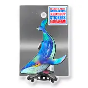 Colorful Whale Sticker from Japan Quirky Fun Stylish Nature Decal B-Side Label