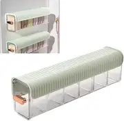 Closet Sock Organizer Underwear Storage Wall-Mounted Drawer Type Keep Everything Tidy Drawer Organiser Storage Box Set, Multi-Purpose Compartments for Socks, Underwear, Ties, Office Supplies