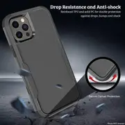 iPhone 13 Pro Max Compatible Case Cover With Premium Shockproof Heavy Duty Armor -Navy