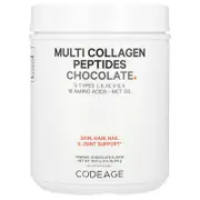 Codeage, Multi Collagen Peptides Powder, Chocolate, 18.17 oz (515 g)