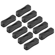 Inline Cord Switch AC 250V 2A SPST Lamp Light Rocker Switch Black 10pcs