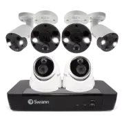 Swann 6 Camera 8 Channel 4K NVR-8680 Security System, 2TB HDD, Heat & Motion