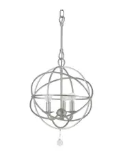 Crystorama 3-Light Solaris Mini Chandelier