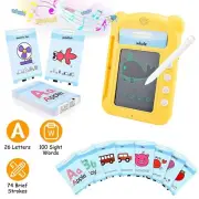 Electronic Talking Flash Cards 100 Sight Words 5.5In Toddler LCD Writing Tablet