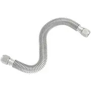 Aeroflow Flexible Turbo Drain Hose S/S Female 2 X -10An 400mm Long - AF463-34