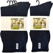 12 Pairs Premium Mens Wool Heavy Duty Work Socks