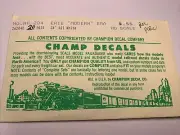 HO Champ Decals HO Scale HH-204 Erie Herald NIP 20 Pair!