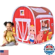 CoComelon Old MacDonald's Musical Barn Pop Up Tent – Easy to Setup Playhouse