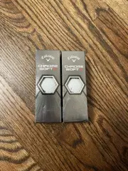 CALLAWAY CHROME SOFT GOLF BALLS 2 - 3 PACKS NEW IN PACKAGE