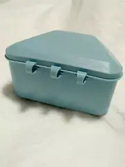 Denture Bath Cleaning Container Retainer Box Mouth Guard storage Blue Free Ship