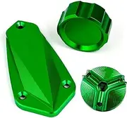 XINMINGYUE Moto Accessories Front & Rear Brake Fluid Cylinder Master Reservoir Cover Cap Fit For Z1000 Z1000R 2011-2022 2023 2024 Accessories(A Set-Green)