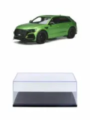 DIECAST CAR W/DISPLAY CASE ABT 2021 AUDI RS Q8-R JAVA GT283 1/18 RESIN CAR