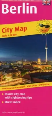 Berlin City Map englisch1:18 000 [Map]