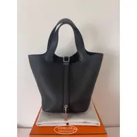 在飛比找蝦皮購物優惠-二手精品 愛馬仕 Hermes picotin 18 so 