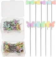 jojofuny 200Pcs Flat Head Sewing Pins Durable Craft Pin Buckle for Women for Dressmaking Quilting Projects Reliable Material for Patchwork DIY