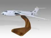 Handley Page Victor B.1 Anti Flash White Desk Wood Airplane Model Small 1/100