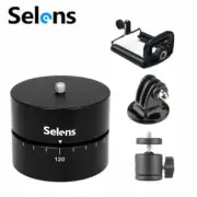 360°Time Lapse Stabilizer Panning Rotating Tripod Adapter Mount for GoPro Phone