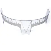 13Pc Eyebrow Grooming Stencil Shaper Ruler Measure Tool Makeup Reusable Eyebrow Ruler Tool Measures