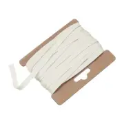 Double Fold Bias Tape 1/4 Inch 12 Yards for Sewing/Seaming/DIY [Light White]