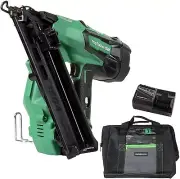 Metabo HPT 18V MultiVolt™ Cordless Angled Finish Nailer Kit | Accepts Nails 1...