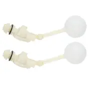 2Pcs G1/4" Float Valve, Plastic Valve for Water Tank with Adjustable Arm