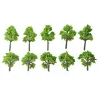 10Pcs 4CM High Trees Model Train Railroad DIY Scenery Landscape Scale Model Tree