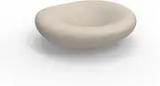 6.3 Inch Cloud Bowl, Decorative Concrete Bowl for Home Decor, Key Tray for Entryway Table, Concretes Jewelry Tray, Asymmetrical Concrete Organic Bowles (Beige)