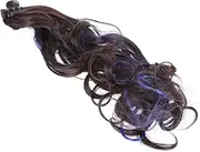 Unique Long Hair Ponytail Wig for Women Natural Look Silk Plastic Face Shape Adapted for Events Casual